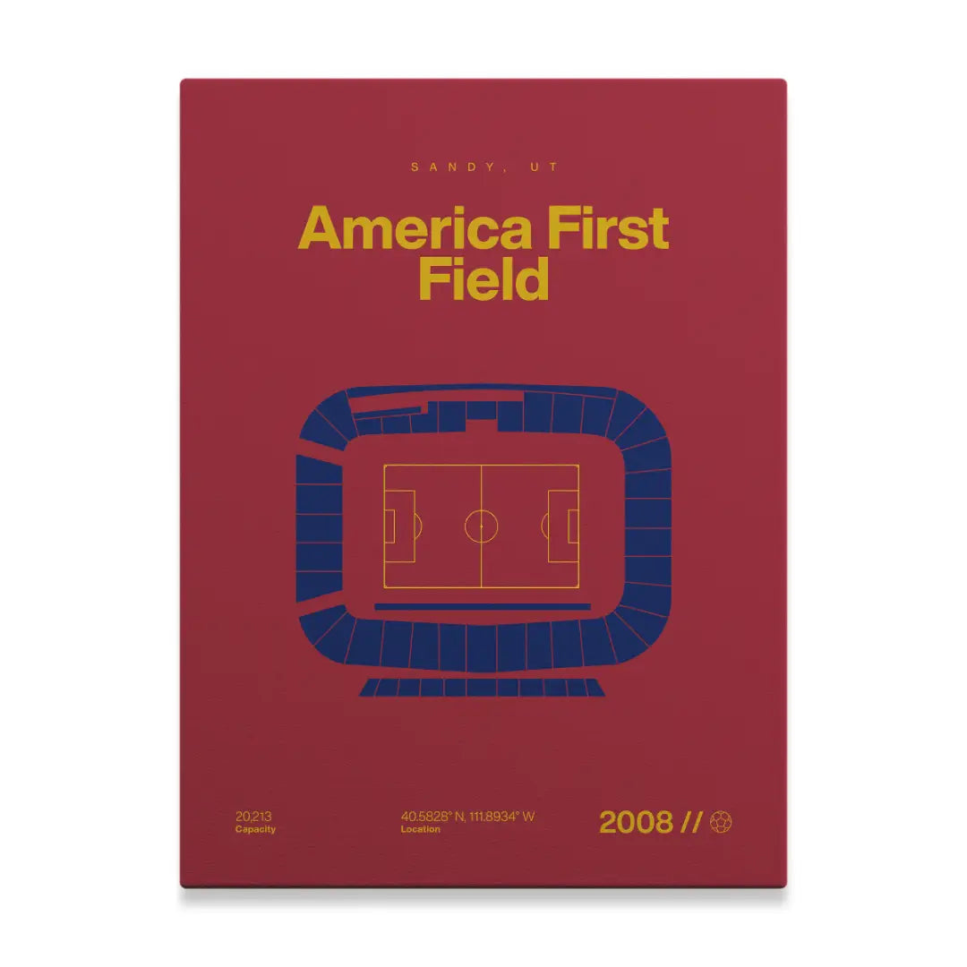 Salt Lake Soccer Stadium Bold Canvas Art