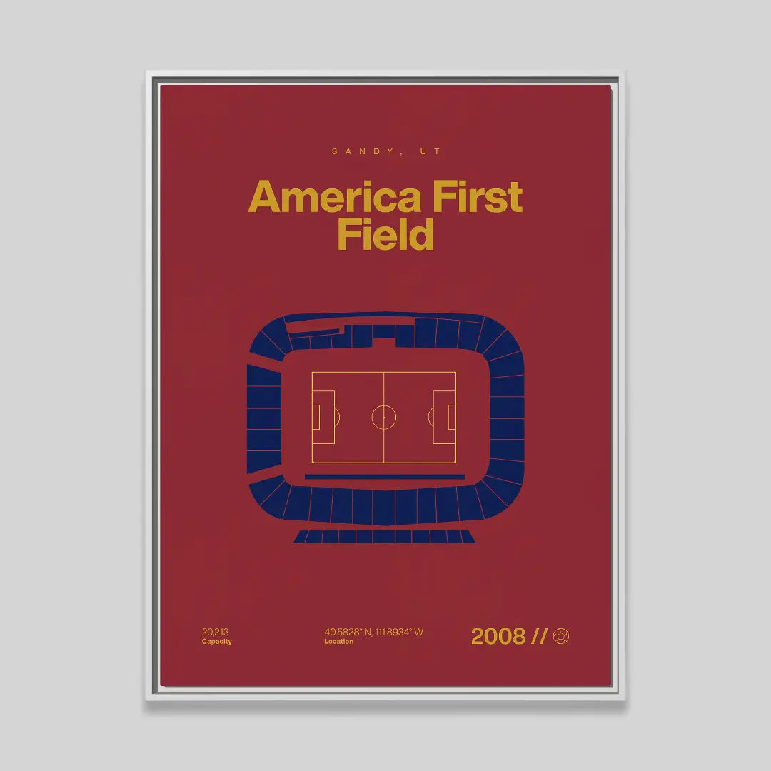 Salt Lake Soccer Stadium Bold Canvas Art