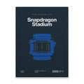 San Diego Soccer Stadium Bold Canvas Art