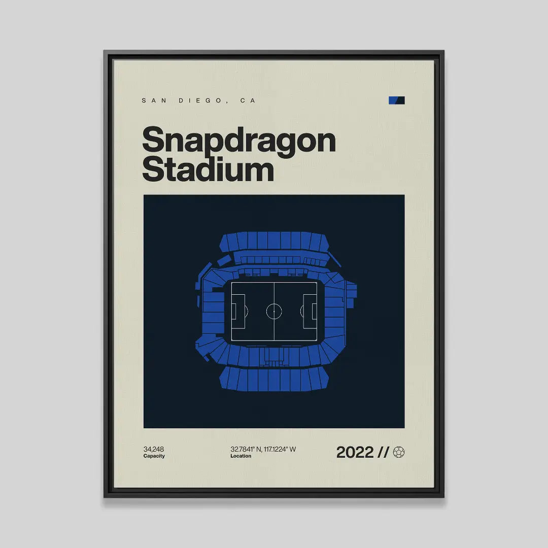 San Diego Soccer Stadium Canvas Art