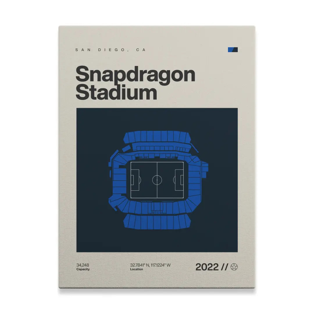 San Diego Soccer Stadium Canvas Art