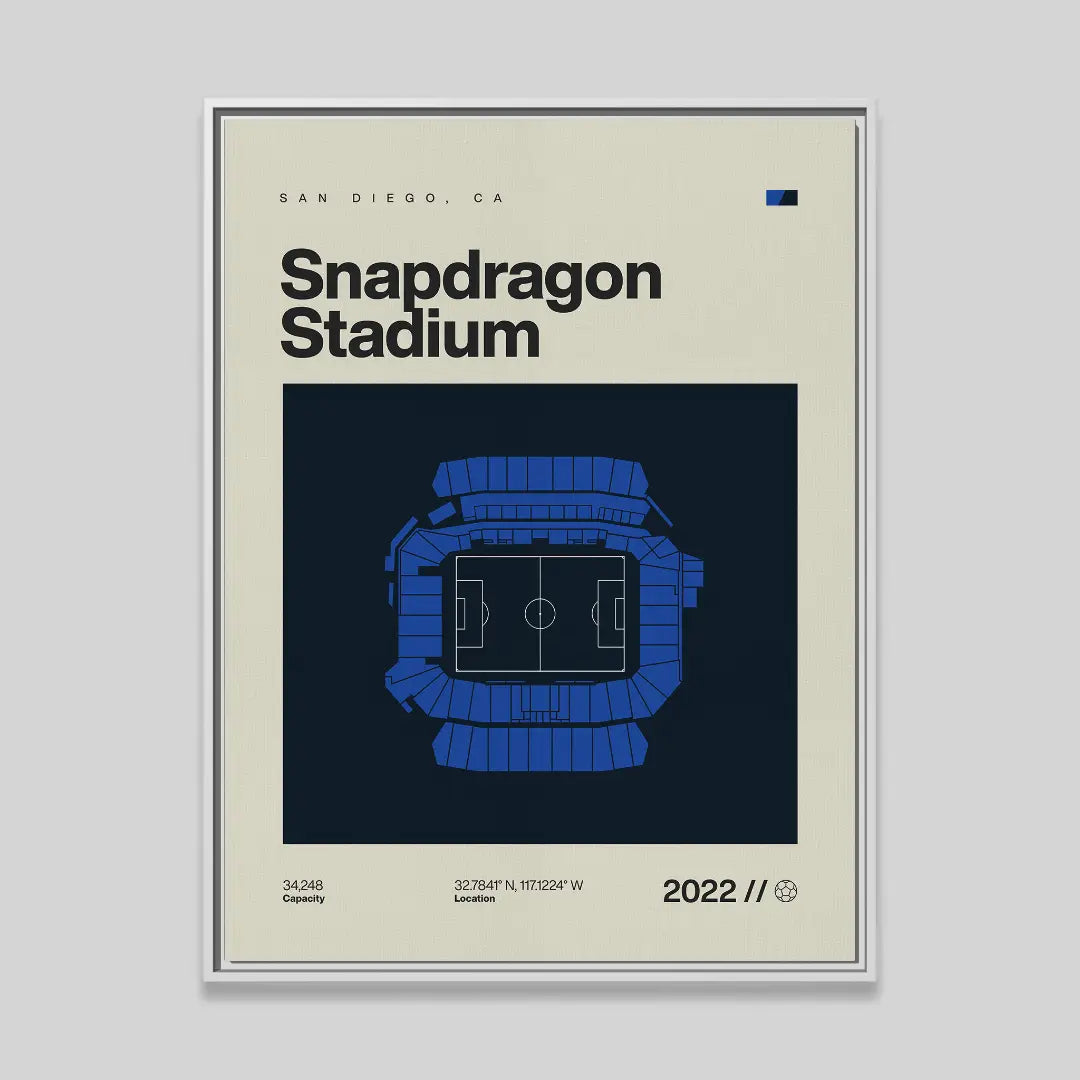 San Diego Soccer Stadium Canvas Art