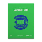 Seattle Soccer Stadium Bold Canvas Art