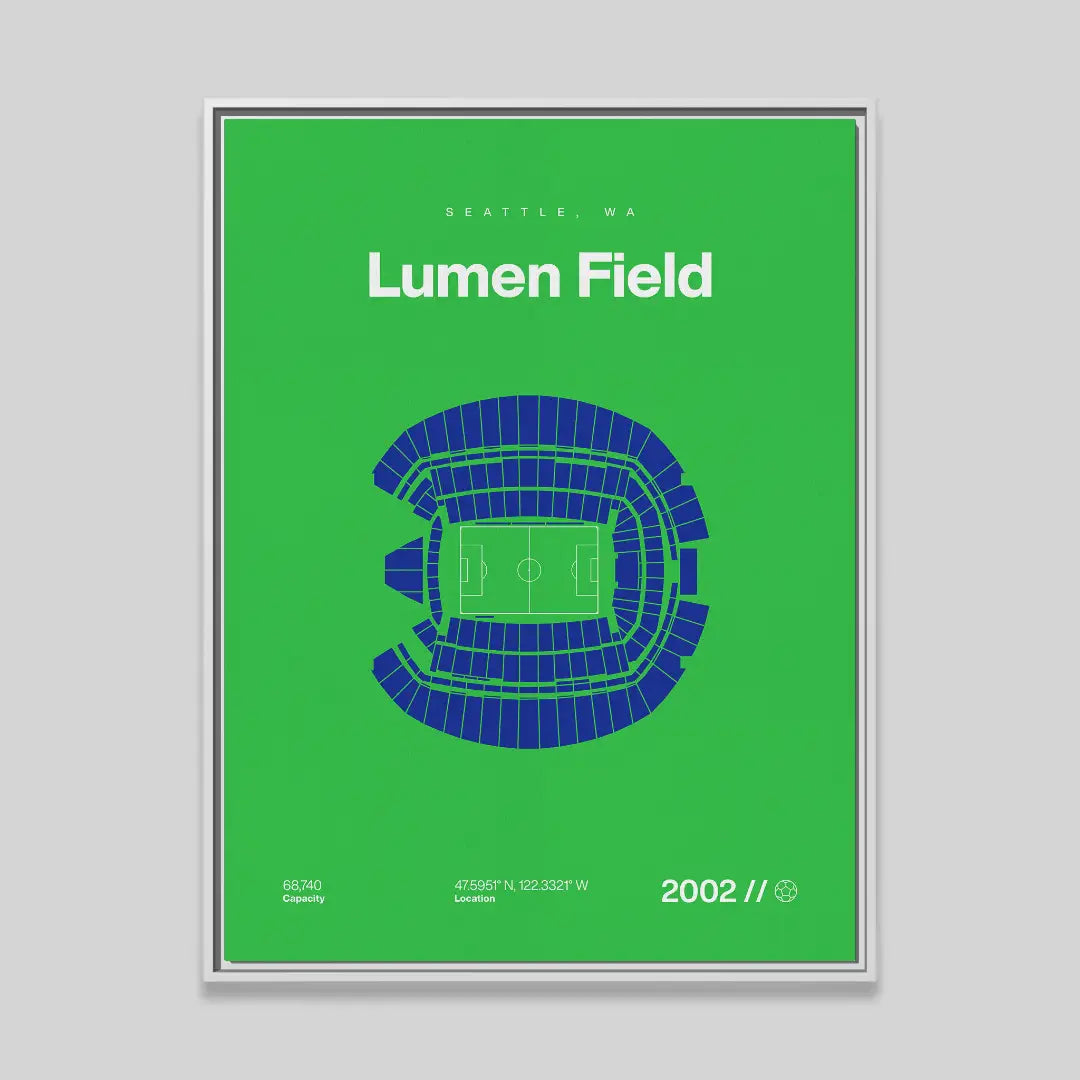 Seattle Soccer Stadium Bold Canvas Art