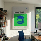 Seattle Soccer Stadium Canvas Art