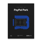 San Jose Soccer Stadium Bold Canvas Art
