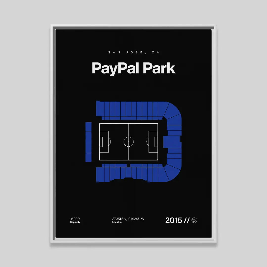San Jose Soccer Stadium Bold Canvas Art