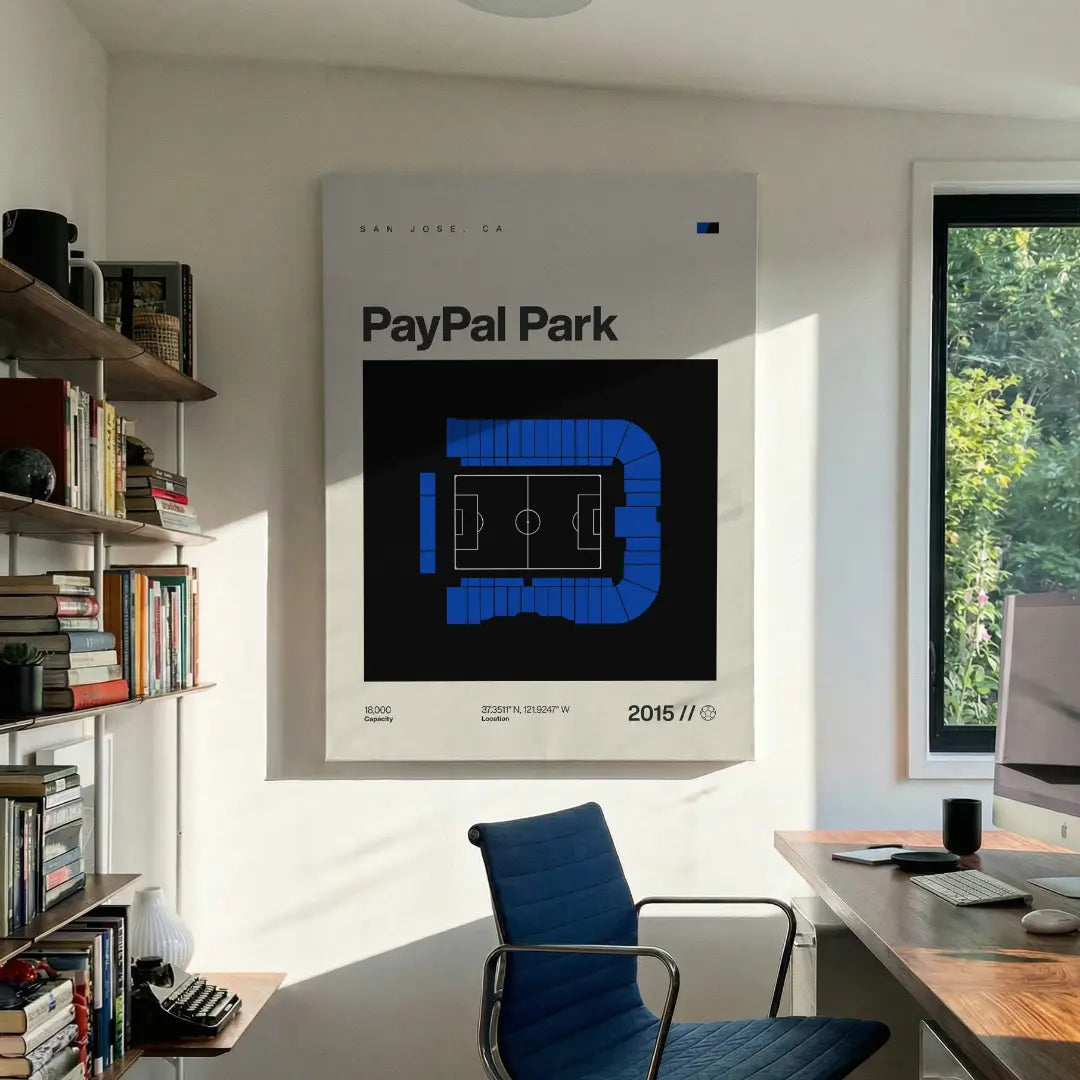 San Jose Soccer Stadium Canvas Art