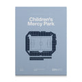 Kansas City Soccer Stadium Bold Canvas Art