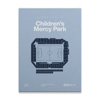 Kansas City Soccer Stadium Bold Canvas Art