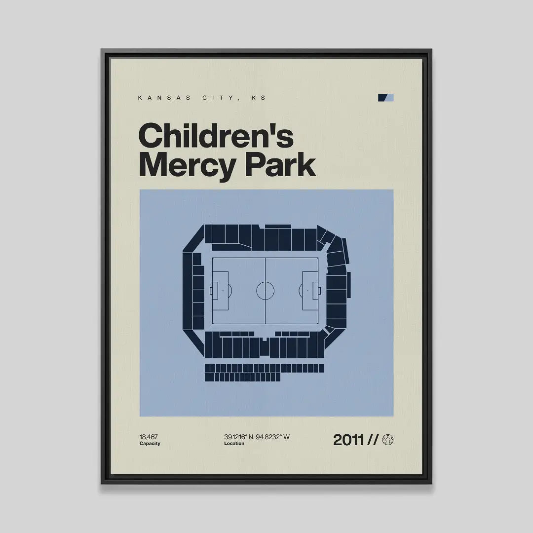 Kansas City Soccer Stadium Canvas Art