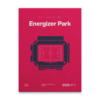 St Louis Soccer Stadium Bold Canvas Art