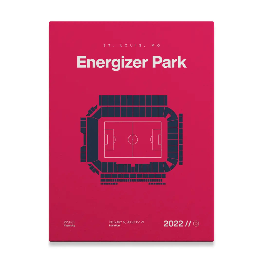 St Louis Soccer Stadium Bold Canvas Art