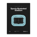 New York Women's Soccer Stadium Bold Canvas Art