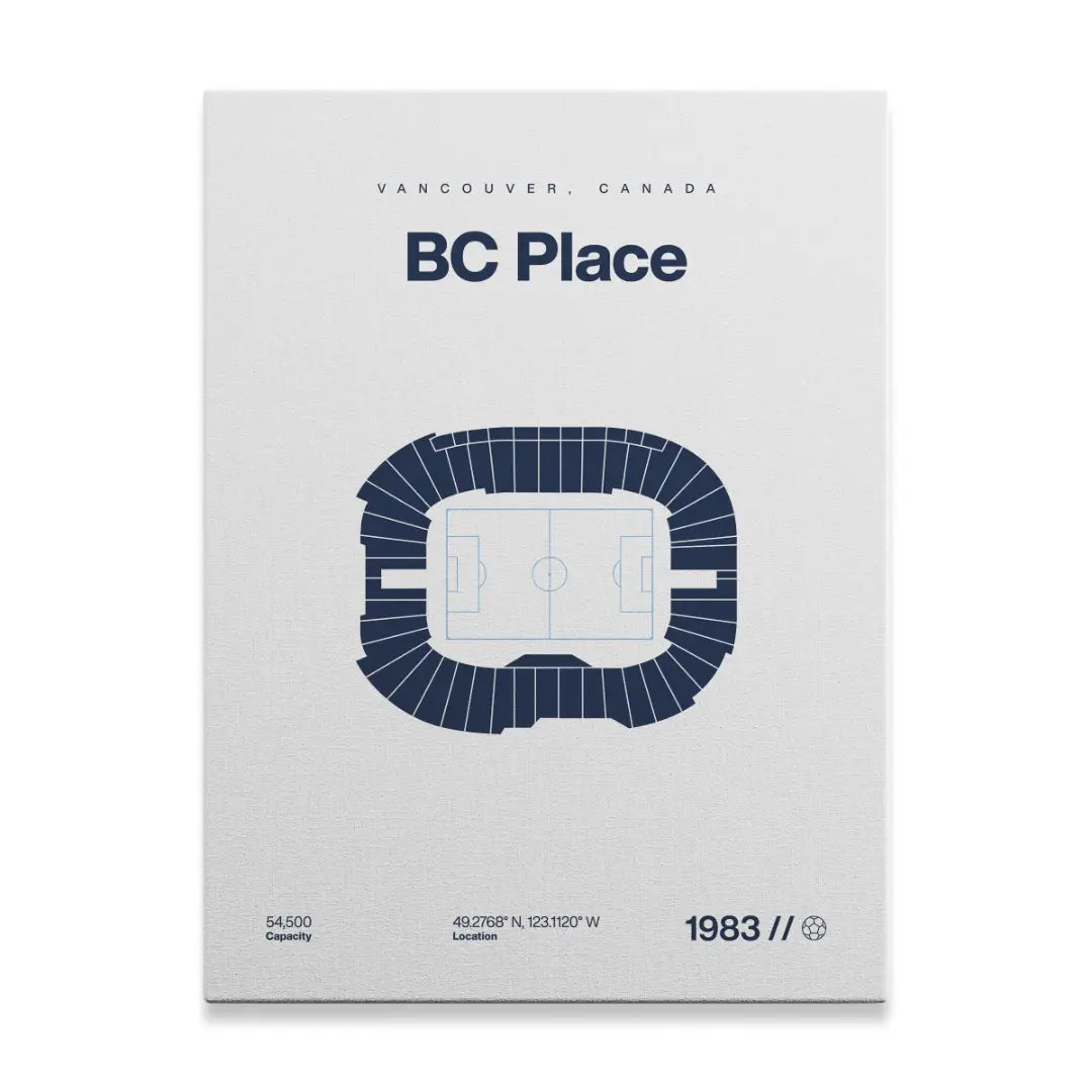 Vancouver Soccer Stadium Bold Canvas Art