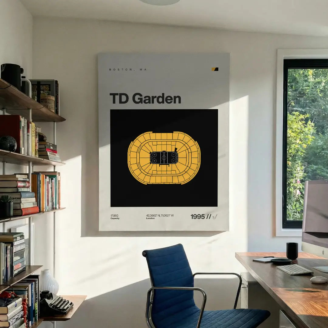 Boston Hockey Arena Canvas Art
