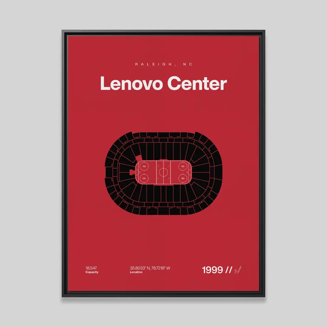 Carolina Hockey Arena Bold Canvas Art