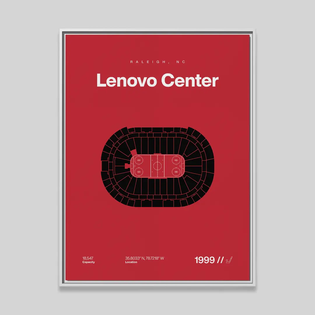 Carolina Hockey Arena Bold Canvas Art