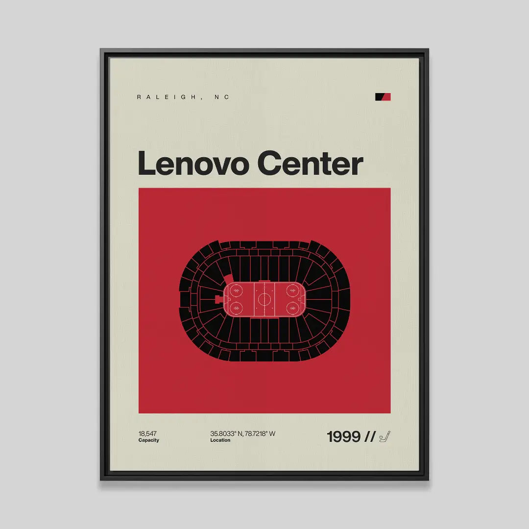 Carolina Hockey Arena Canvas Art