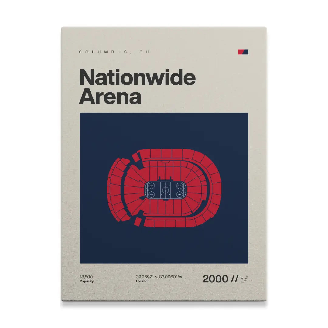 Columbus Hockey Arena Canvas Art