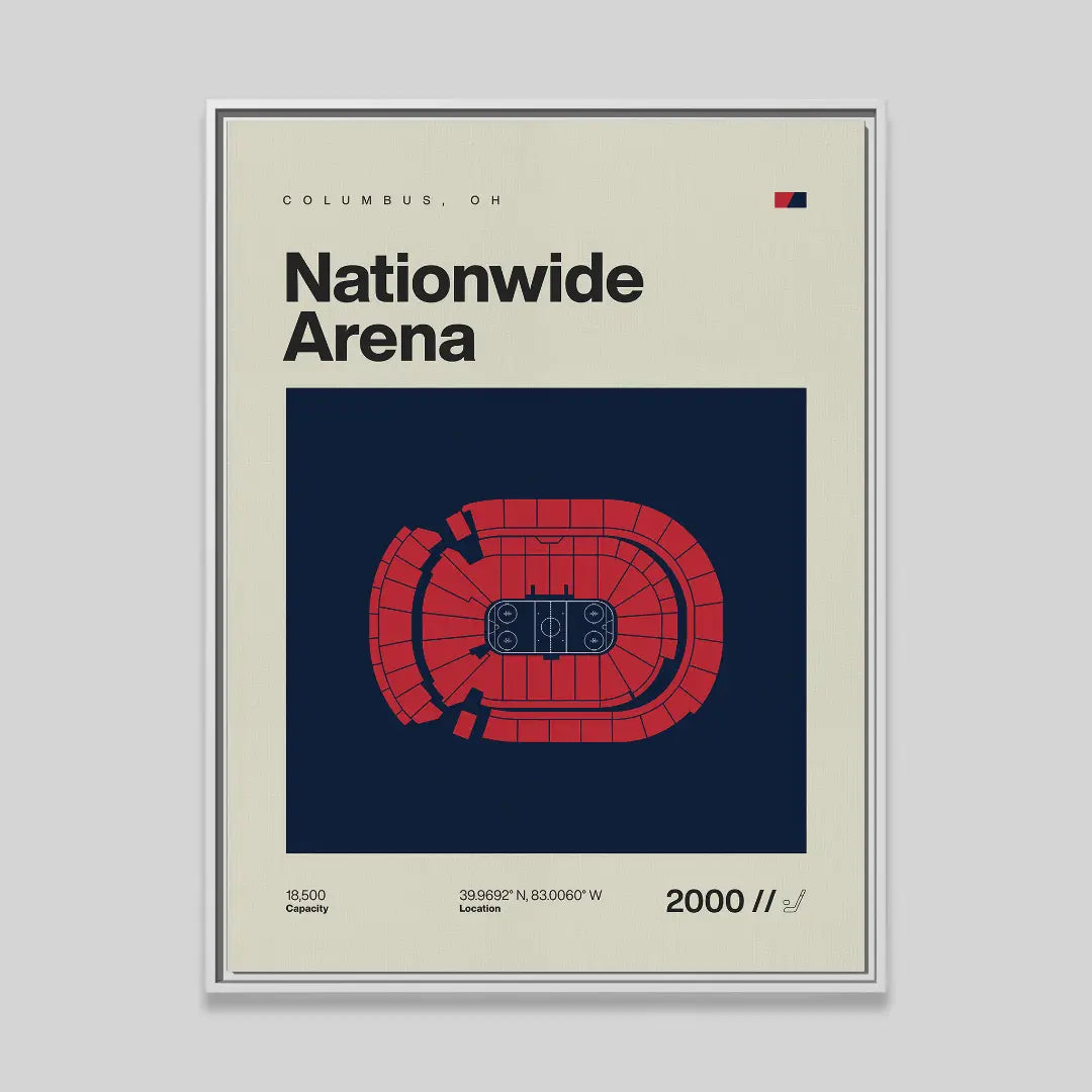 Columbus Hockey Arena Canvas Art