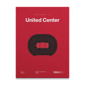 Chicago Hockey Arena Bold Canvas Art