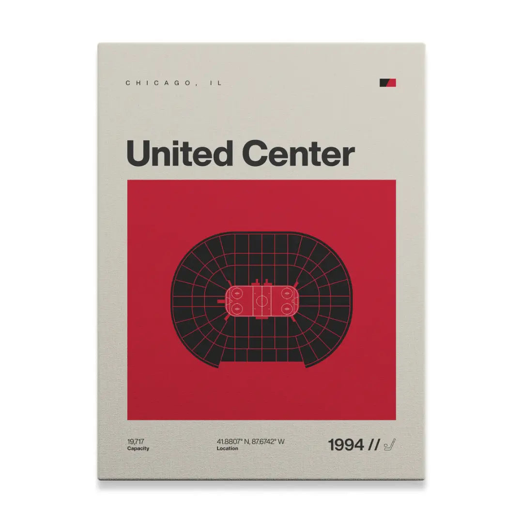 Chicago Hockey Arena Canvas Art