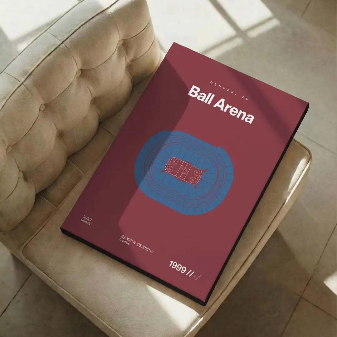 Colorado Hockey Arena Bold Canvas Art