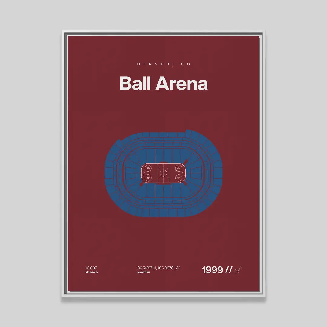 Colorado Hockey Arena Bold Canvas Art
