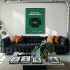 Dallas Hockey Arena Bold Canvas Art