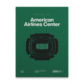 Dallas Hockey Arena Bold Canvas Art