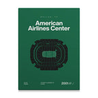 Dallas Hockey Arena Bold Canvas Art