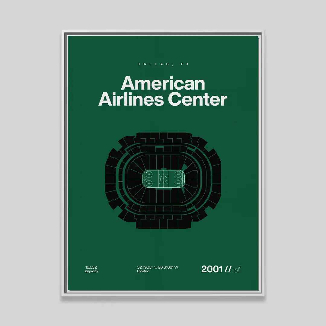 Dallas Hockey Arena Bold Canvas Art