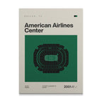 Dallas Hockey Arena Canvas Art