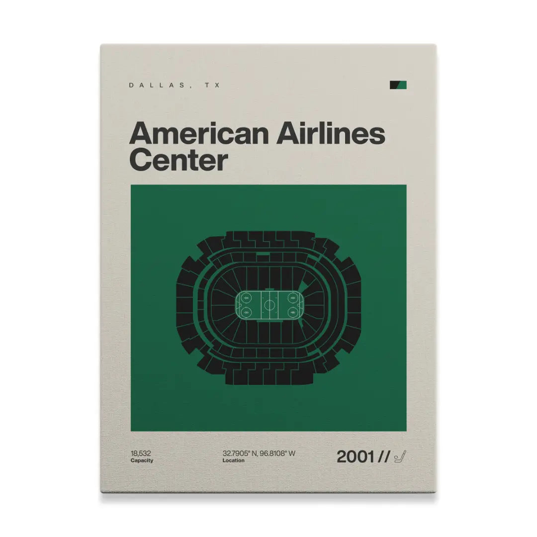 Dallas Hockey Arena Canvas Art