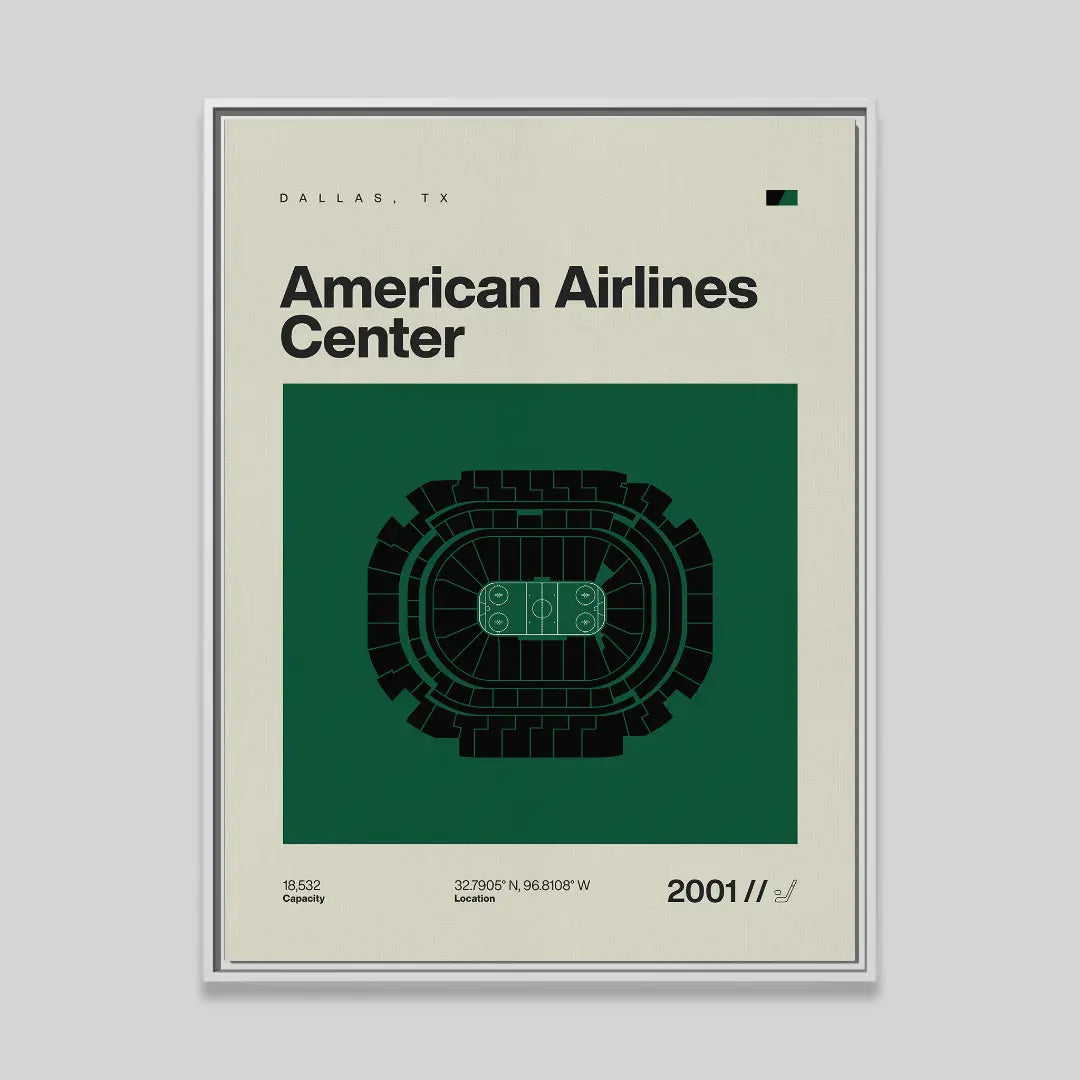 Dallas Hockey Arena Canvas Art