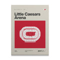 Detroit Hockey Arena Canvas Art