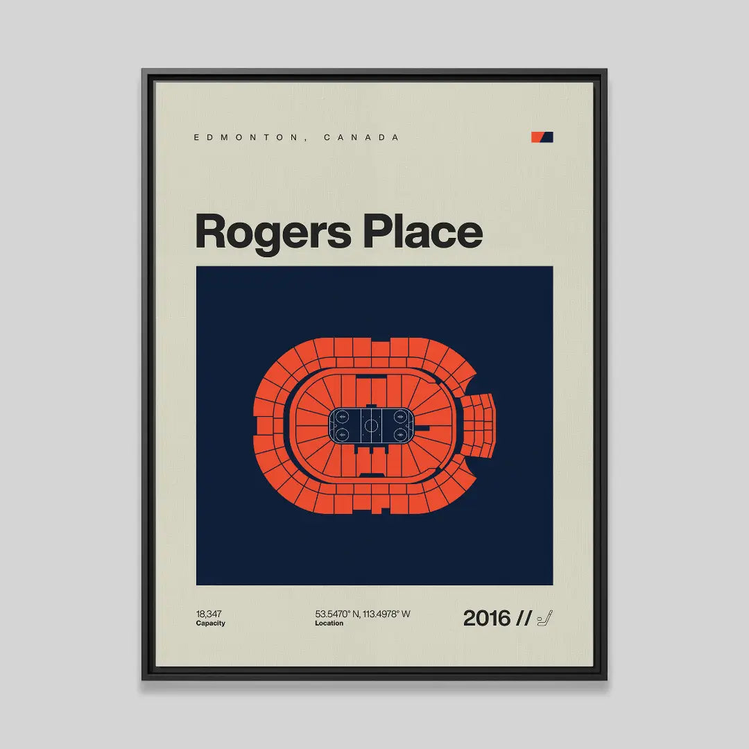Edmonton Hockey Arena Canvas Art