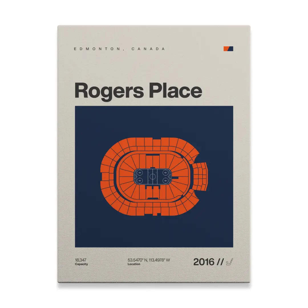 Edmonton Hockey Arena Canvas Art