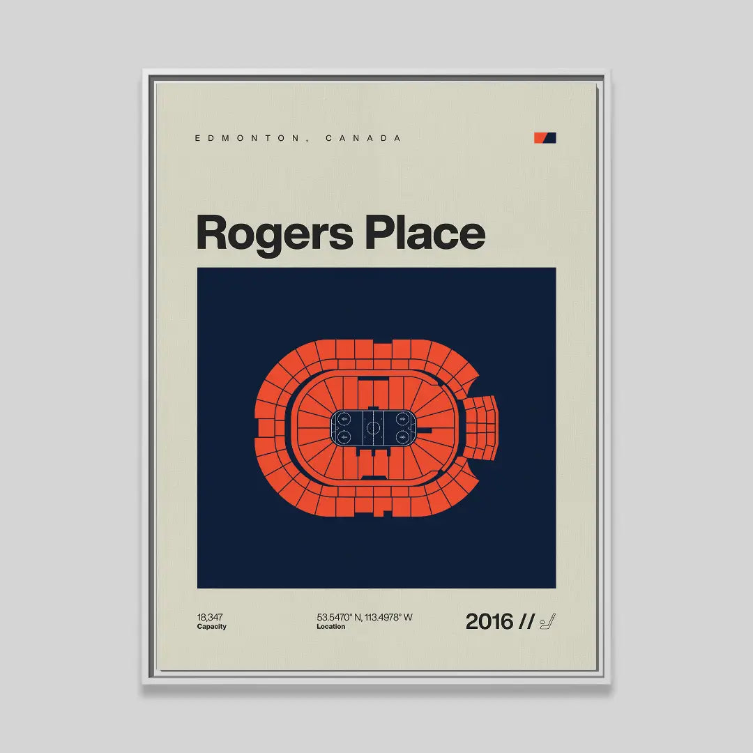 Edmonton Hockey Arena Canvas Art