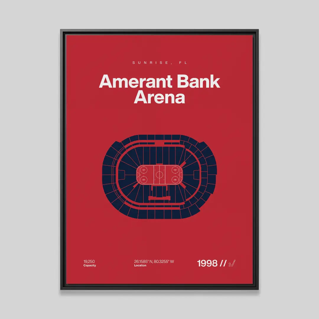 Florida Hockey Arena Bold Canvas Art