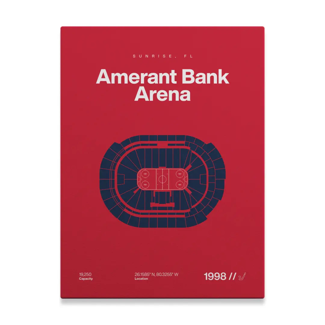 Florida Hockey Arena Bold Canvas Art