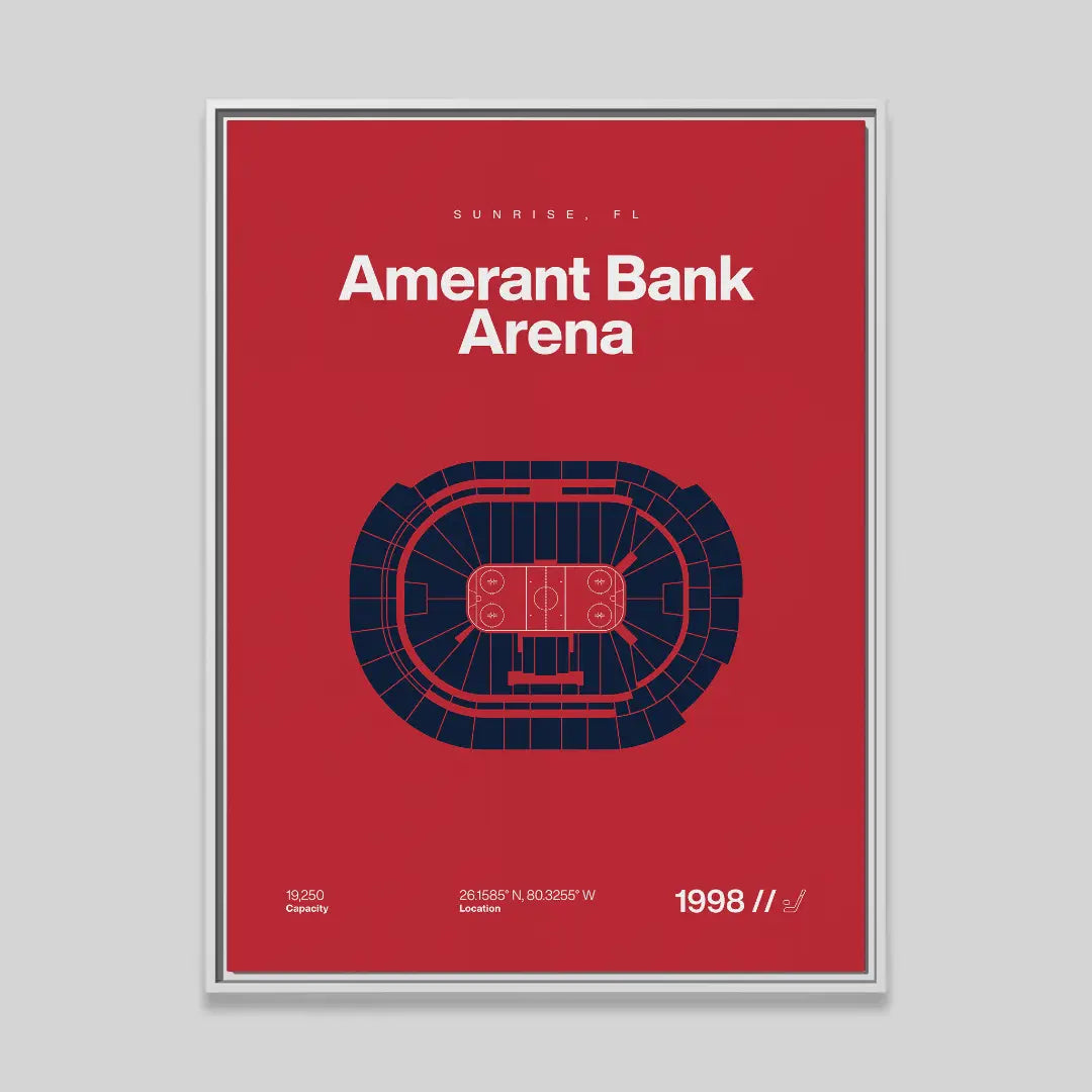 Florida Hockey Arena Bold Canvas Art