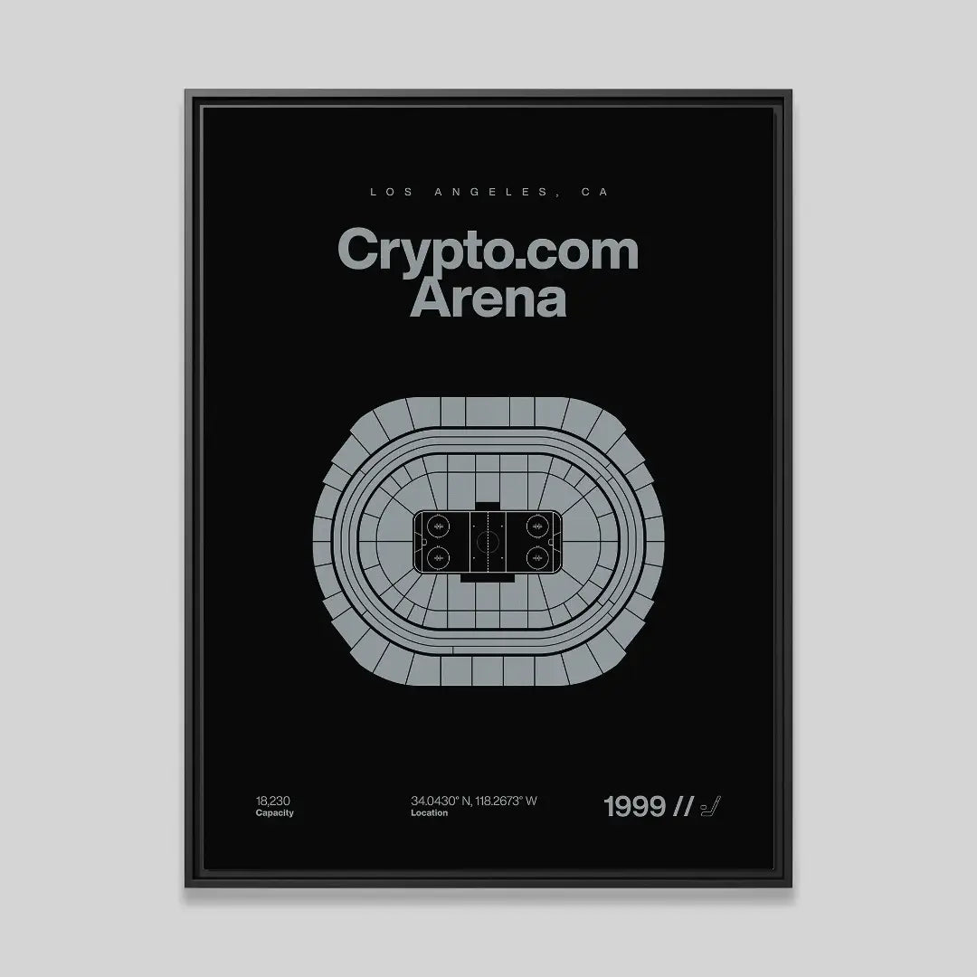 Los Angeles Hockey Arena Bold Canvas Art