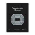 Los Angeles Hockey Arena Bold Canvas Art