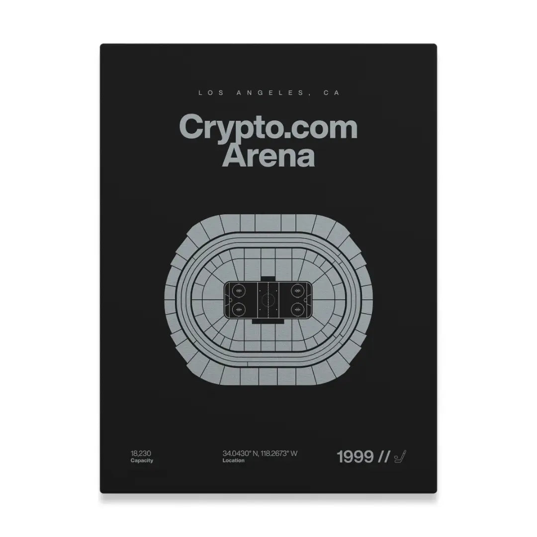 Los Angeles Hockey Arena Bold Canvas Art