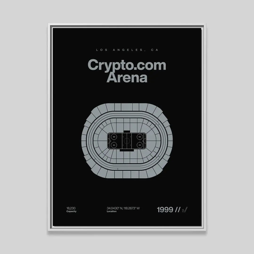 Los Angeles Hockey Arena Bold Canvas Art
