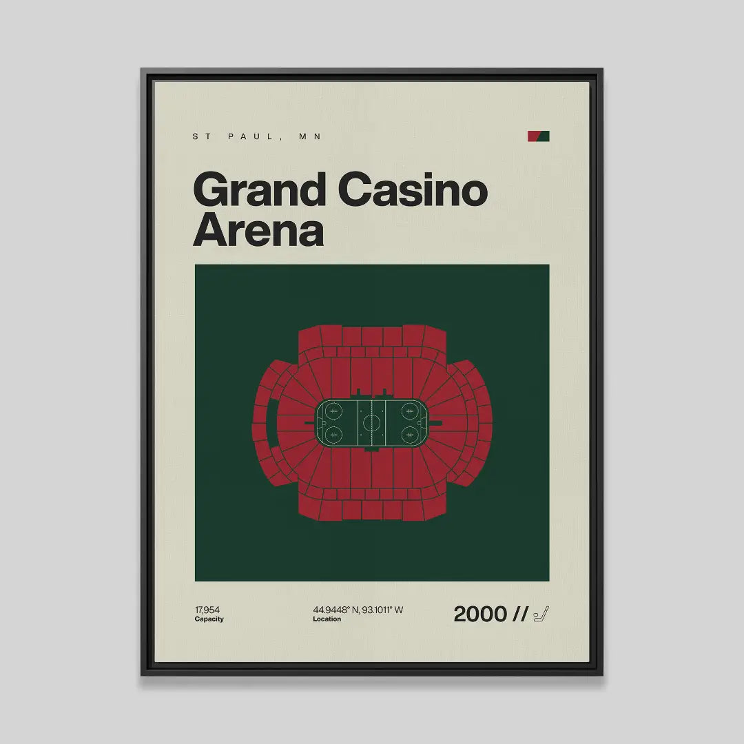 Minnesota Hockey Arena Canvas Art