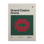 Minnesota Hockey Arena Canvas Art
