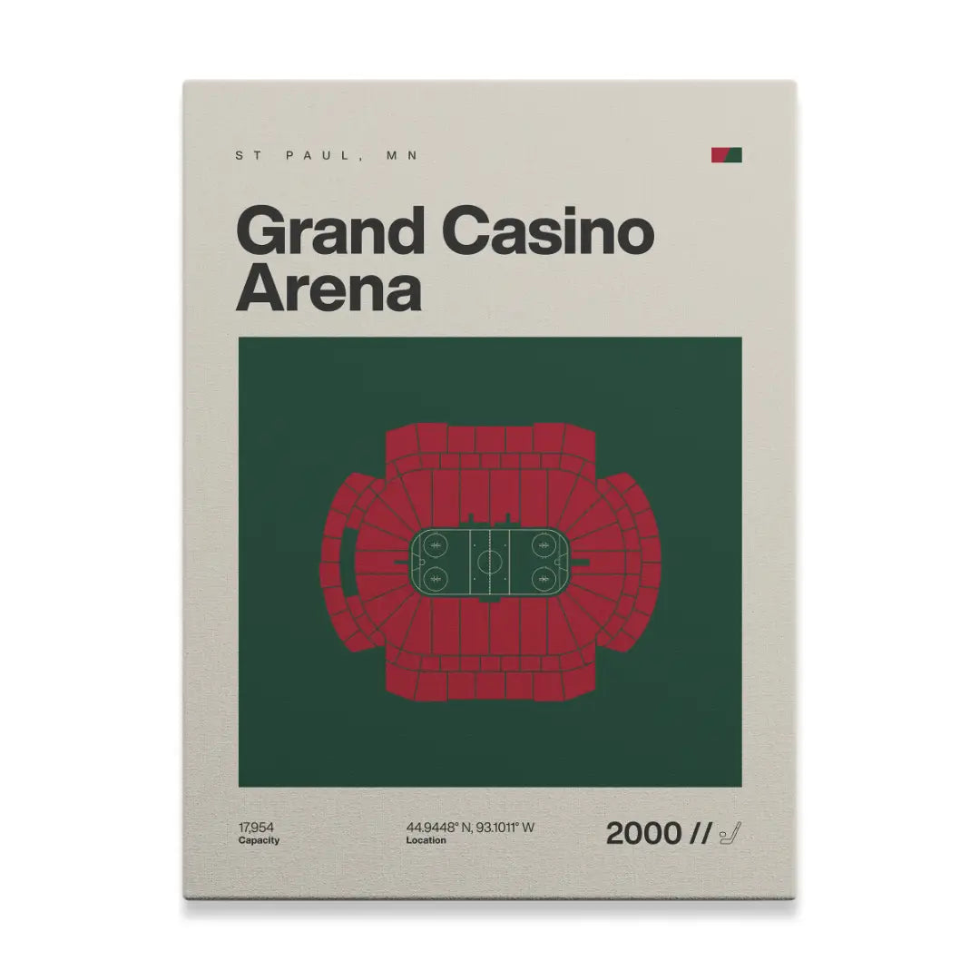 Minnesota Hockey Arena Canvas Art
